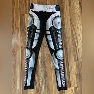 InknBurn Ink  n Burn Robot Gear fitness tights size 6